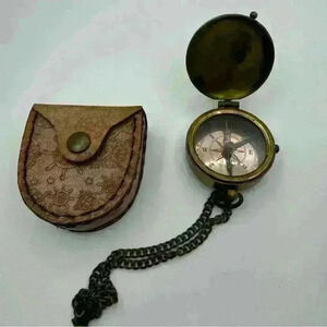 Brass Compass Nautical Pocket “To My Son”